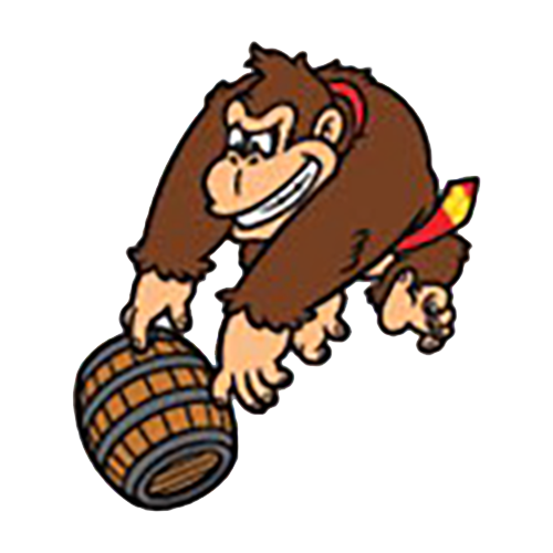 Donkey Kong Barrel Throw