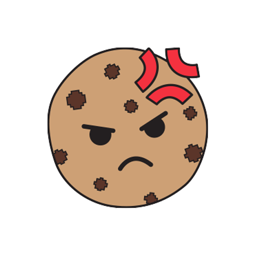 Angry Cookie Emoji